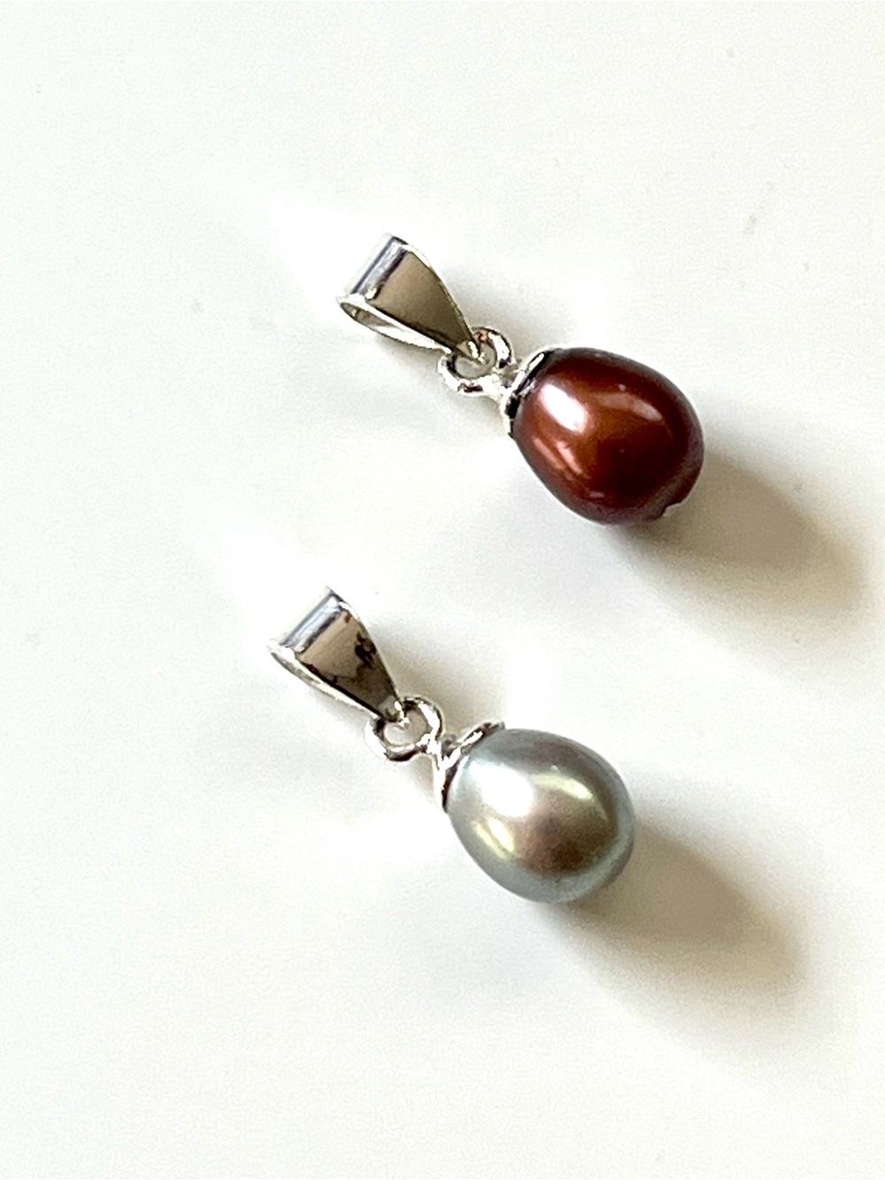 Vintage NVC Freshwater Pearl Pendants